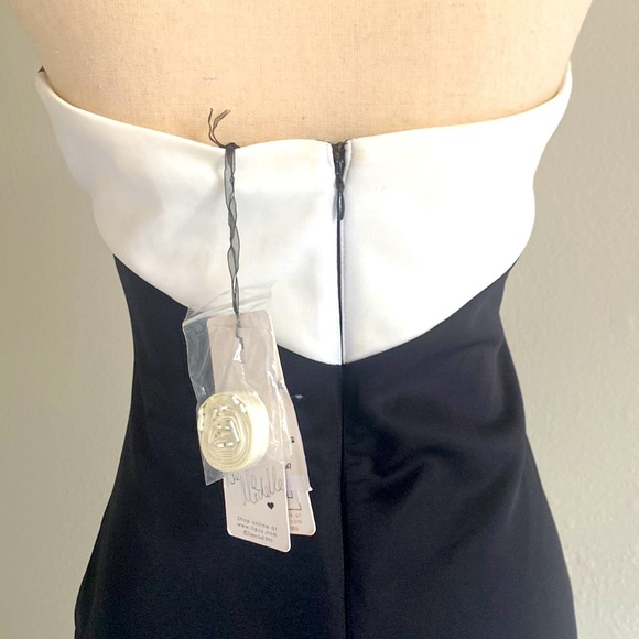 Lipsy London black-tie gown NWT, sz 8 - Picture 4 of 8